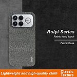 Θήκη Xiaomi Poco F8 Ultra / Redmi K90 Pro Max 5G - IMAK Ruiyi Series - Πλάτη από Συνθετικό Δέρμα (PU) - Γκρι - Εικόνα 3