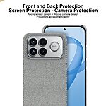 Θήκη Xiaomi Poco F8 Ultra / Redmi K90 Pro Max 5G - IMAK Ruiyi Series - Πλάτη από Συνθετικό Δέρμα (PU) - Γκρι - Εικόνα 6