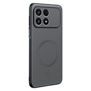 Θήκη Xiaomi Redmi K90 5G / Poco F8 Pro - OEM - Πλάτη από Συνθετικό Δέρμα (PU) με TPU - Γκρι