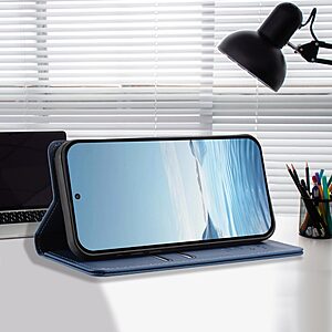 Θήκη Xiaomi Redmi K90 5G / Poco F8 Pro - OEM - Flip Πορτοφόλι από Συνθετικό Δέρμα (PU) με TPU - Μπλε - RFID/Wallet/Stand - Εικόνα 2