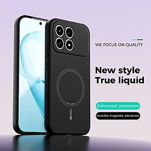 Θήκη Xiaomi Redmi K90 5G / Poco F8 Pro - ABEEL - Πλάτη Σιλικόνης - Μαύρο - Εικόνα 2