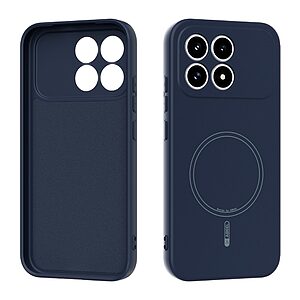 Θήκη Xiaomi Redmi K90 5G / Poco F8 Pro - ABEEL - Πλάτη Σιλικόνης - Μπλε - Magnetic