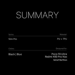 Θήκη Xiaomi Redmi K90 Pro Max 5G / Poco F8 Ultra - DUX DUCIS Skin Pro Series - Flip Πορτοφόλι από Συνθετικό Δέρμα (PU) με TPU - Μαύρο - Wallet/Stand - Εικόνα 2