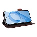 Θήκη Xiaomi Redmi K90 Pro Max 5G / Poco F8 Ultra - OEM - Flip Πορτοφόλι από Συνθετικό Δέρμα (PU) με TPU - Καφέ - Wallet/Stand - Εικόνα 4